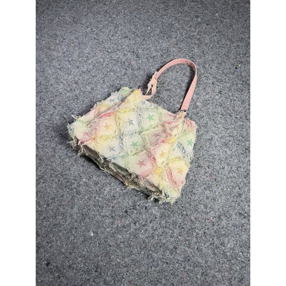 Y2K 00’ star pattern , streetwear nyc bag - Picture 4 of 7